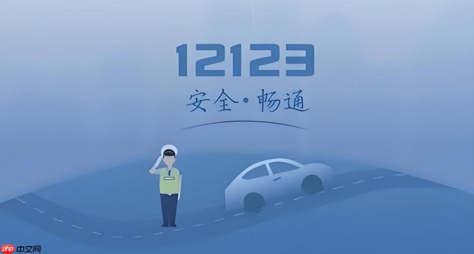 交管12123怎么申领免检标志 交管12123电子免检标志领取方法  第1张
