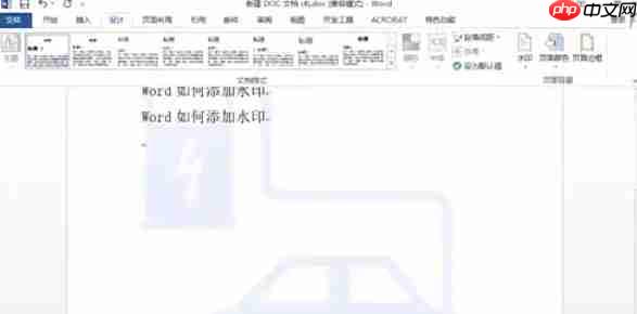 word2013怎么加图片水印-word2013加图片水印的方法  第6张