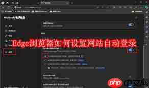 Edge浏览器怎么设置网站自动登录  第1张