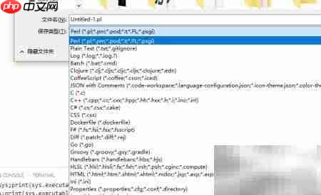 VS Code创建Perl文件教程  第6张