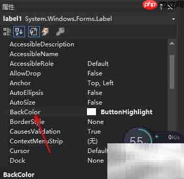 C Label背景色修改方法  第5张