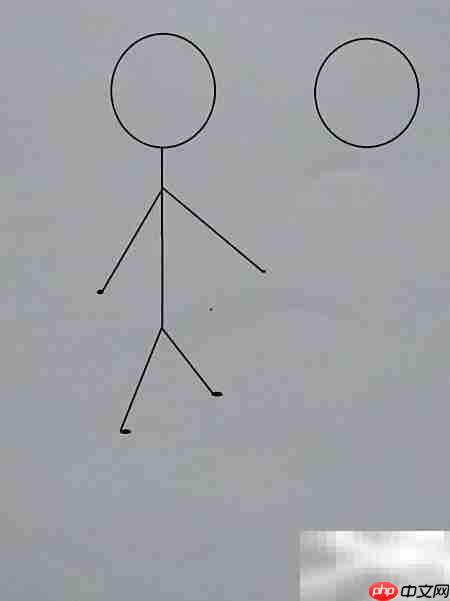 牵手火柴人简笔画教程  第2张