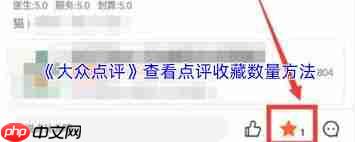 大众点评如何查看评价收藏数量  第2张