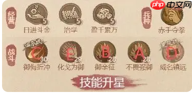 这城有良田铁卫僚属技能升星怎么选-铁卫僚属技能升星方案  第5张