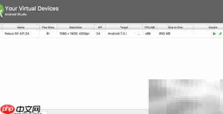 Mac上用AS创建安卓模拟器  第7张