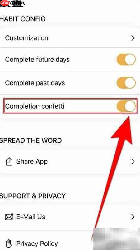 关闭Habit Tracker完成彩带  第2张