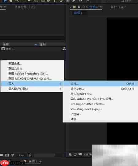 Ae 2019导入消失点文件方法 第3张 Ae 2019导入消失点文件方法 第3张