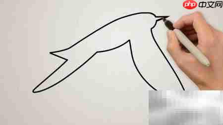 海鸥简笔画法轻松学  第3张