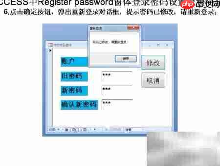ACCESS密码登录窗体设置  第5张