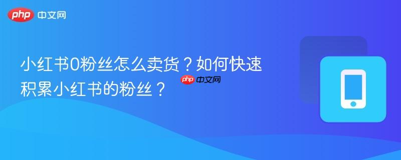 小红书0粉丝怎么卖货？如何快速积累小红书的粉丝？  第1张