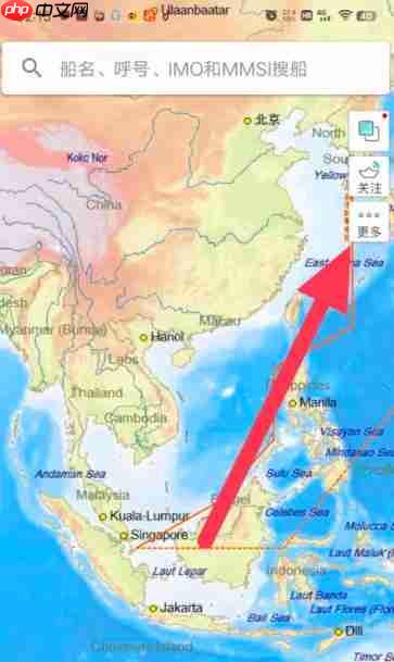 船讯网怎么查看定位地点的坐标？-船讯网查看定位地点坐标的方法  第2张