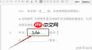 wps如何手写签名 第2张 wps如何手写签名 第2张