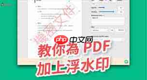 如何给pdf文件加水印  第2张