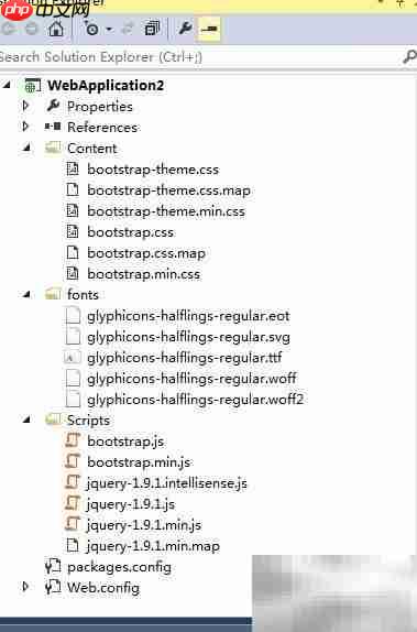 VS2013 Web Form集成Bootstrap  第5张