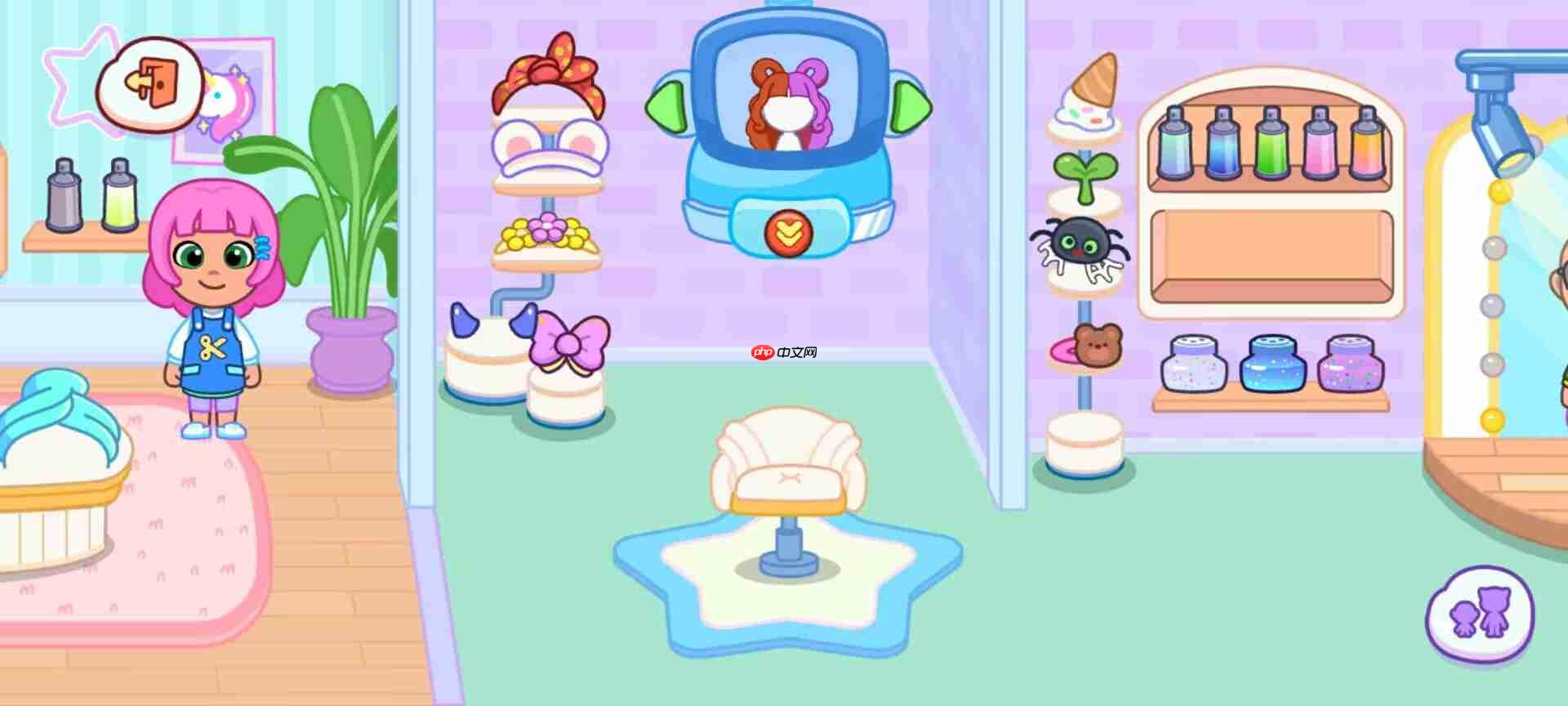 《汤姆猫小镇》发廊场景玩法 第3张 《汤姆猫小镇》发廊场景玩法 第3张