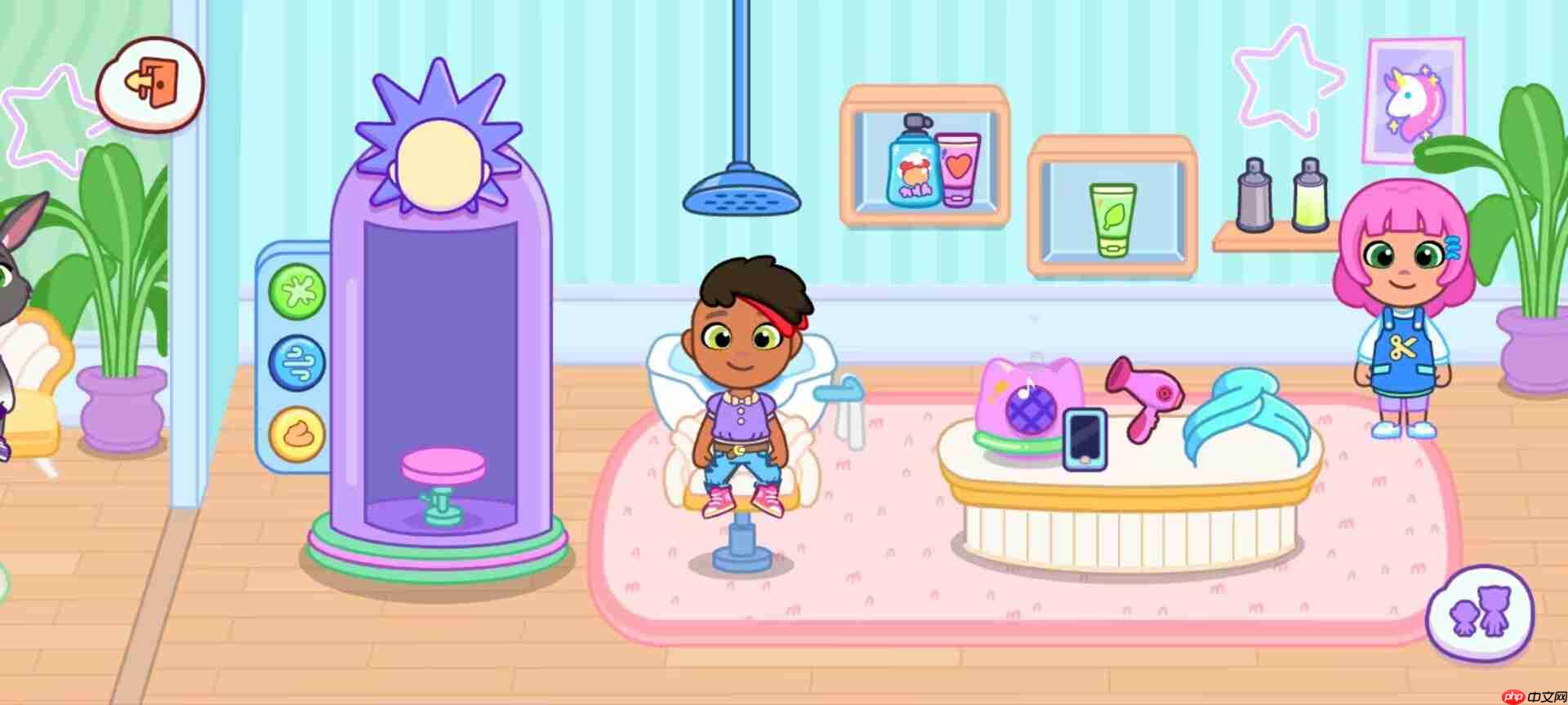 《汤姆猫小镇》发廊场景玩法 第2张 《汤姆猫小镇》发廊场景玩法 第2张