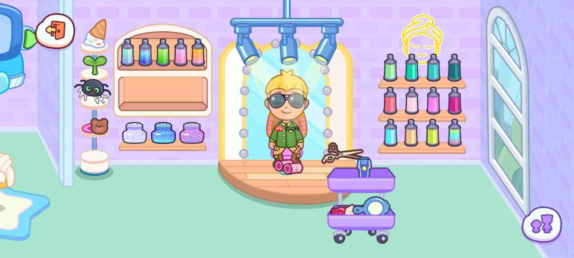 《汤姆猫小镇》发廊场景玩法 第4张 《汤姆猫小镇》发廊场景玩法 第4张