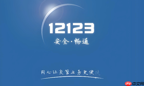 交管12123官网登录入口在哪里 交管12123网页版官方登录通道  第1张