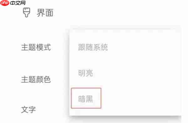 反思日记app怎么设置暗黑主题-背景主题设置方法  第3张