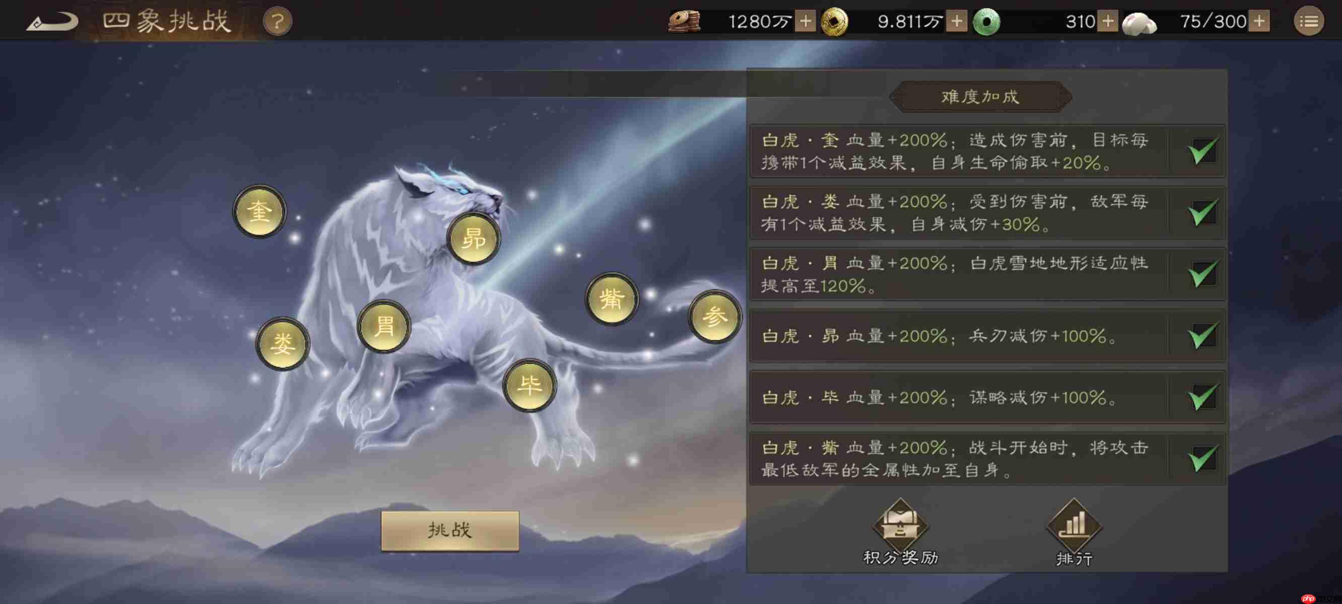 《新三国志曹操传》四象挑战白虎高分攻略 第3张 《新三国志曹操传》四象挑战白虎高分攻略 第3张