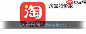 特价版淘宝怎么搜店铺  第1张