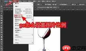 如何在ps里设置图片比例 第1张 如何在ps里设置图片比例 第1张
