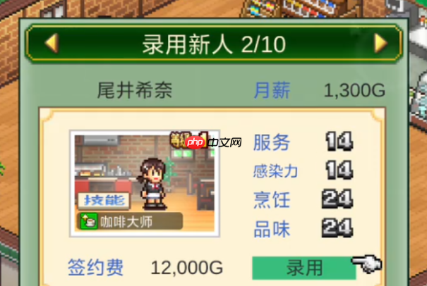 《创意咖啡店物语》员工介绍  第3张