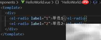 ElementUI Radio默认选中设置 第1张 ElementUI Radio默认选中设置 第1张