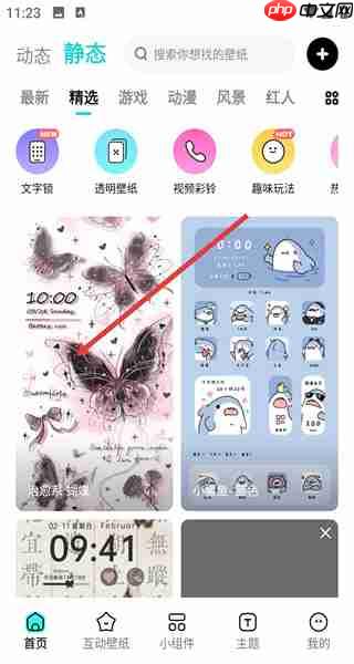 草莓壁纸app壁纸设置方法  第2张