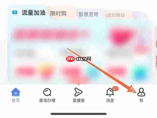 《中国电信》查看本人名下手机号码数量方法