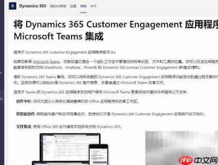 如何在Teams中集成Dynamics 365  第7张