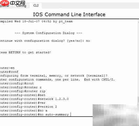 交换机RIP配置指南  第4张