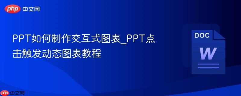 PPT如何制作交互式图表_PPT点击触发动态图表教程  第1张
