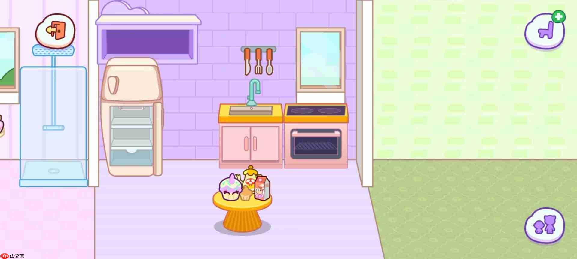 《汤姆猫小镇》安吉拉公寓装修方案  第3张