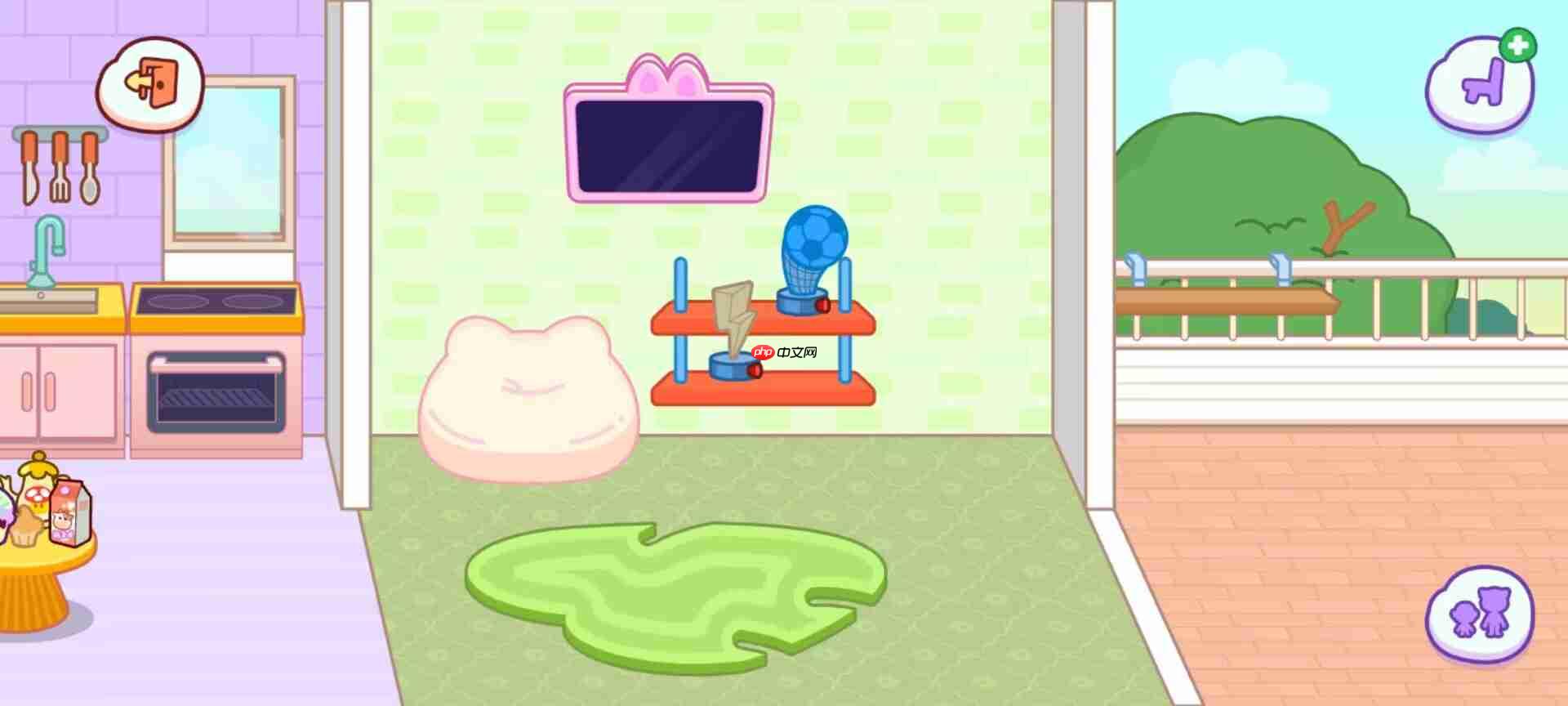 《汤姆猫小镇》安吉拉公寓装修方案  第4张