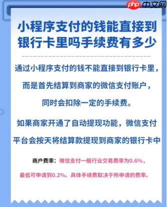 微信小程序商城提现手续费怎么减免 微信小程序提现手续费多少 第2张 微信小程序商城提现手续费怎么减免 微信小程序提现手续费多少 第2张