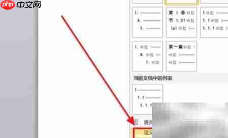 多级列表样式设置技巧  第2张
