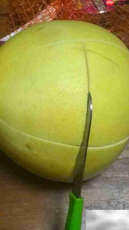 轻松扒柚子皮小妙招  第5张