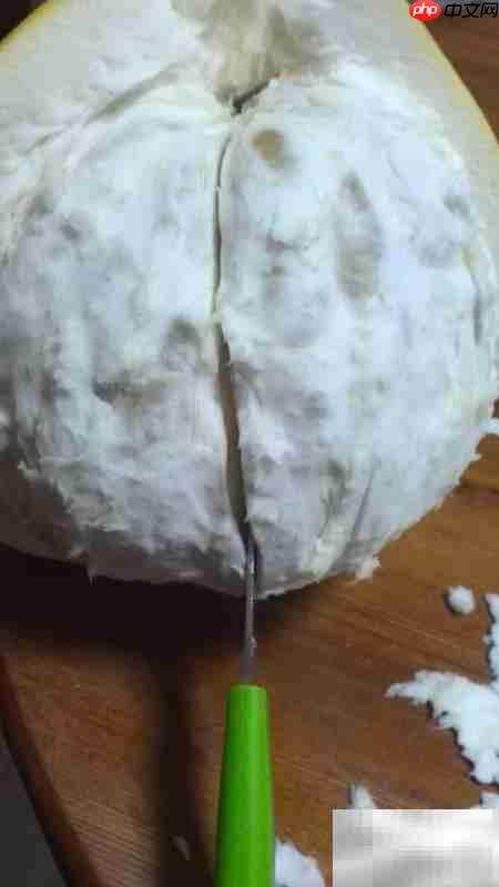 轻松扒柚子皮小妙招  第8张