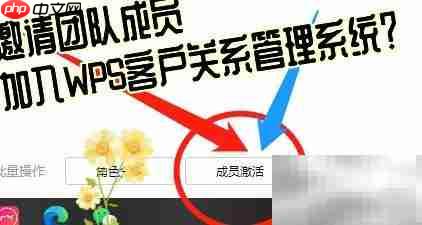 邀请成员加入WPS CRM指南 第4张 邀请成员加入WPS CRM指南 第4张
