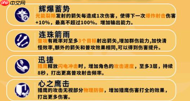 《星痕共鸣》驯鹰流适配技能推荐  第6张