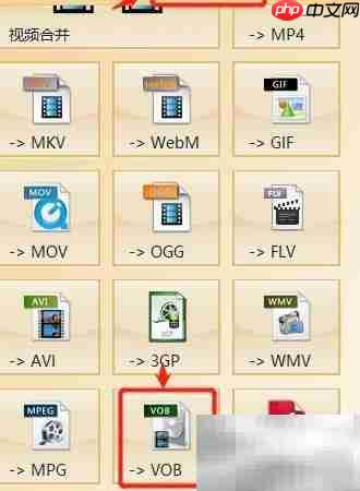 MP4转VOB视频格式转换  第1张