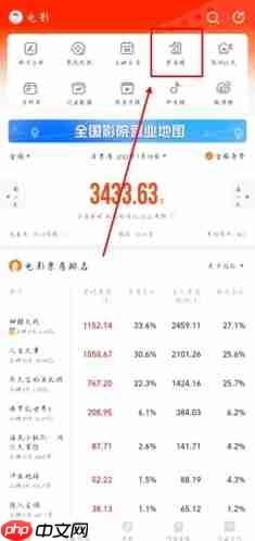 灯塔专业版app演员票房查看方法  第1张