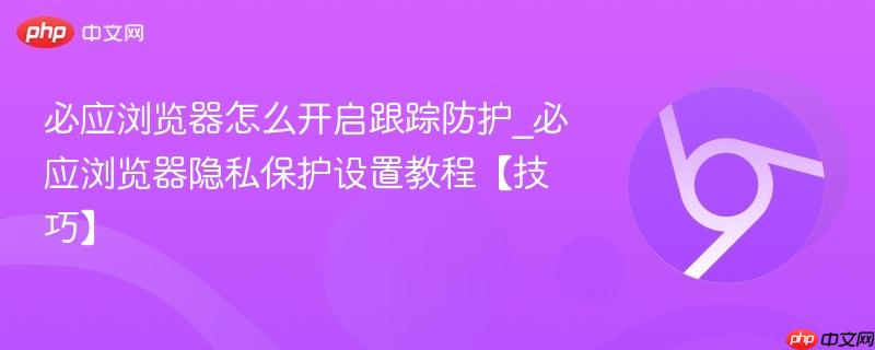 必应浏览器怎么开启跟踪防护_必应浏览器隐私保护设置教程【技巧】 第1张 必应浏览器怎么开启跟踪防护_必应浏览器隐私保护设置教程【技巧】 第1张