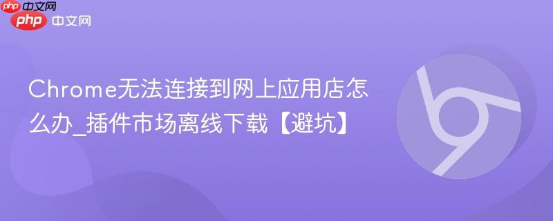 Chrome无法连接到网上应用店怎么办_插件市场离线下载【避坑】  第1张