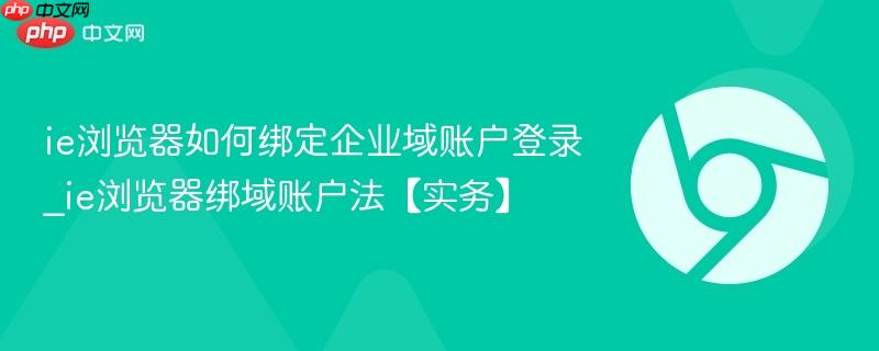 ie浏览器如何绑定企业域账户登录_ie浏览器绑域账户法【实务】  第1张