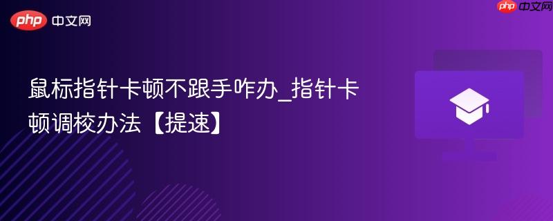鼠标指针卡顿不跟手咋办_指针卡顿调校办法【提速】  第1张