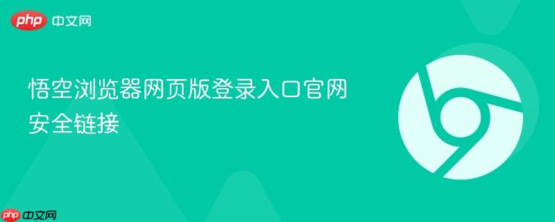 悟空浏览器网页版登录入口官网安全链接  第1张