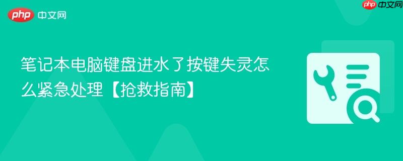 笔记本电脑键盘进水了按键失灵怎么紧急处理【抢救指南】 第1张 笔记本电脑键盘进水了按键失灵怎么紧急处理【抢救指南】 第1张