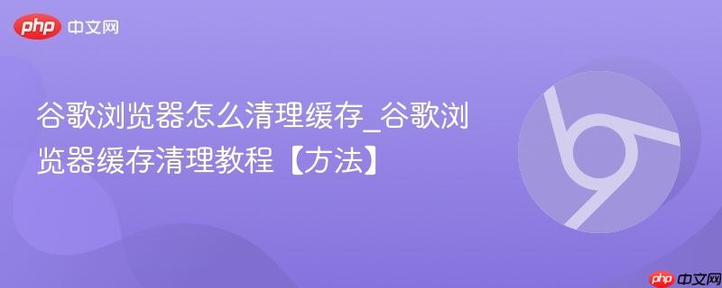谷歌浏览器怎么清理缓存_谷歌浏览器缓存清理教程【方法】  第1张